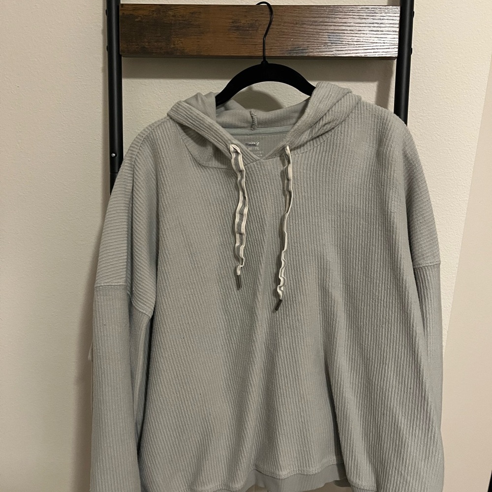 Gray Hooded Sweater